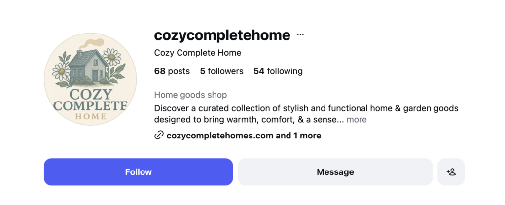Instagram dashboard